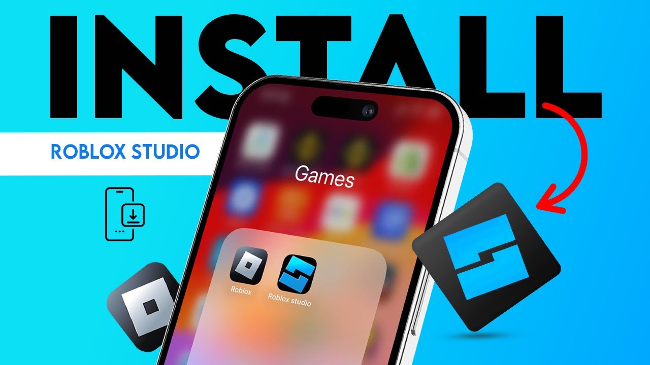 How to Download Roblox Studio on iPhone  Get Roblox Studio on Home screen  