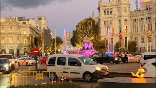 24,400+ VIEWERS LIVE SPAIN Madrid Christmas Lights Evening Walking Tour| #Viral #YT #ForYou 