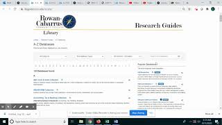 A-Z Database List
