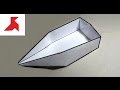 Оригами - Как сделать  ЛОДКУ плоскодонку из бумаги А4 своими руками7