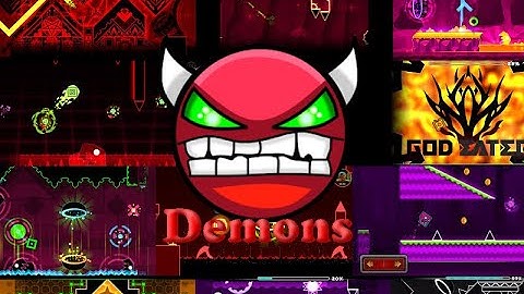 Top 3 Most Overdecorated Demon Levels In The Geometry Dash History