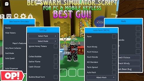 Bee Swarm Simulator Script Latest Best Gui! Auto Farm Pollen,Honey & More For Pc & Mobile Keyless