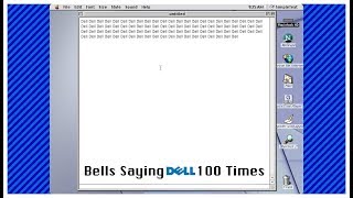 Bells Macintalk Saying Dell 100 Times Mac Os 9