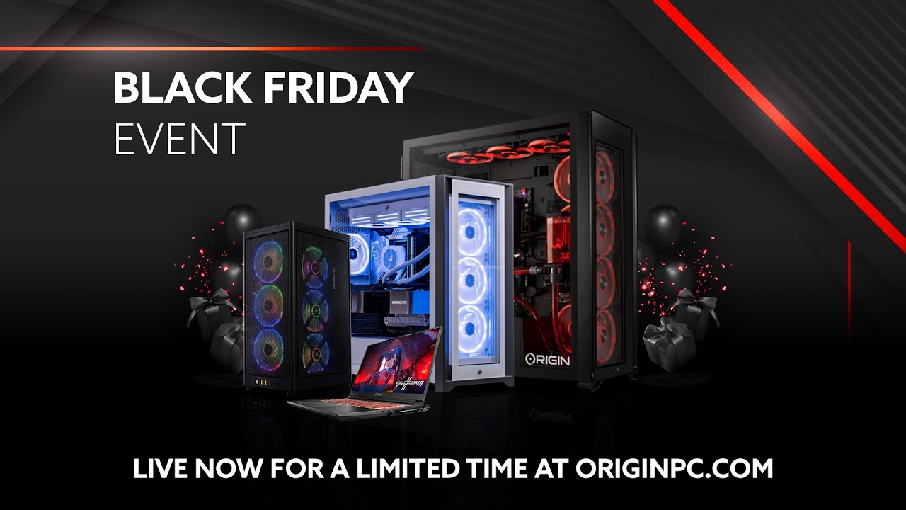 Black Friday 2023 - Deals on Gaming PCs, PC Components, Tech & More!