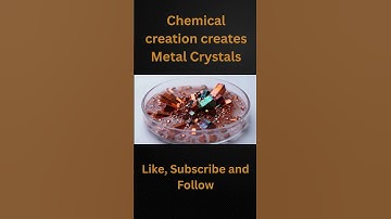 Watch Metal Crystals Grow Before Your Eyes! AI Metal ASMR