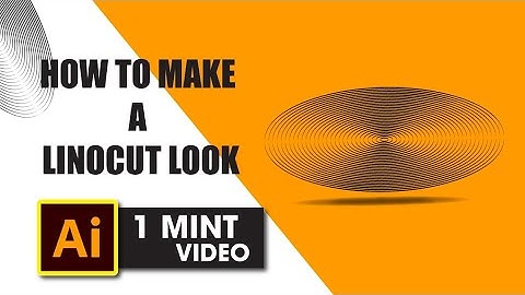 How to Create a Linocut Effect Using Adobe Illustrator.