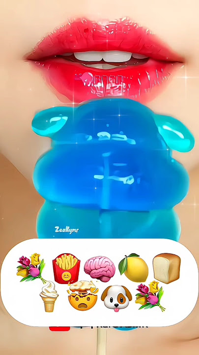 [ASMR foods]💐🍟🧠🍋🍞Cr: Rara asmr  #emojichallenge #asmrfood #mukbang #eatingsounds #subscribe