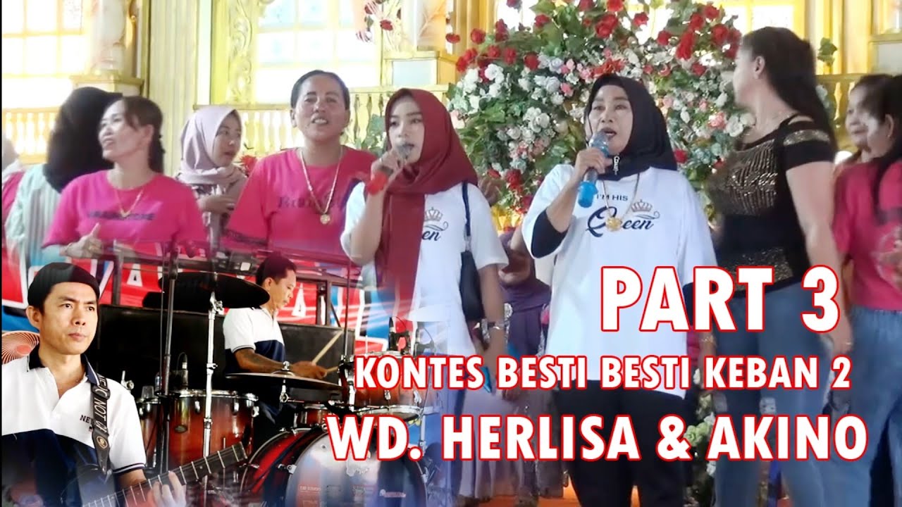 part 3 acara kontes ibu ibu desa keban 2 acara bapak kurnainj  WD Lisa & kino