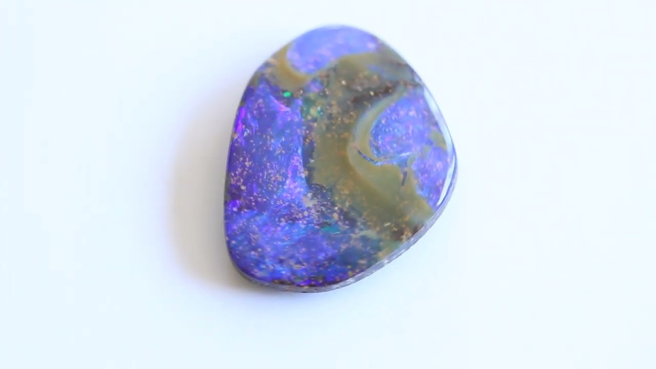 13.84ct Natural solid boulder opal loose stone