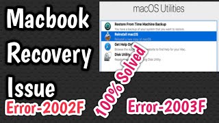 How to solve macbook issue with internet recovery - error 2002F