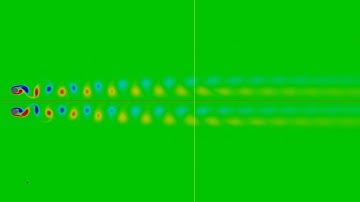 Periodic and symmetric vortex shedding from two side-by-side circular cylind