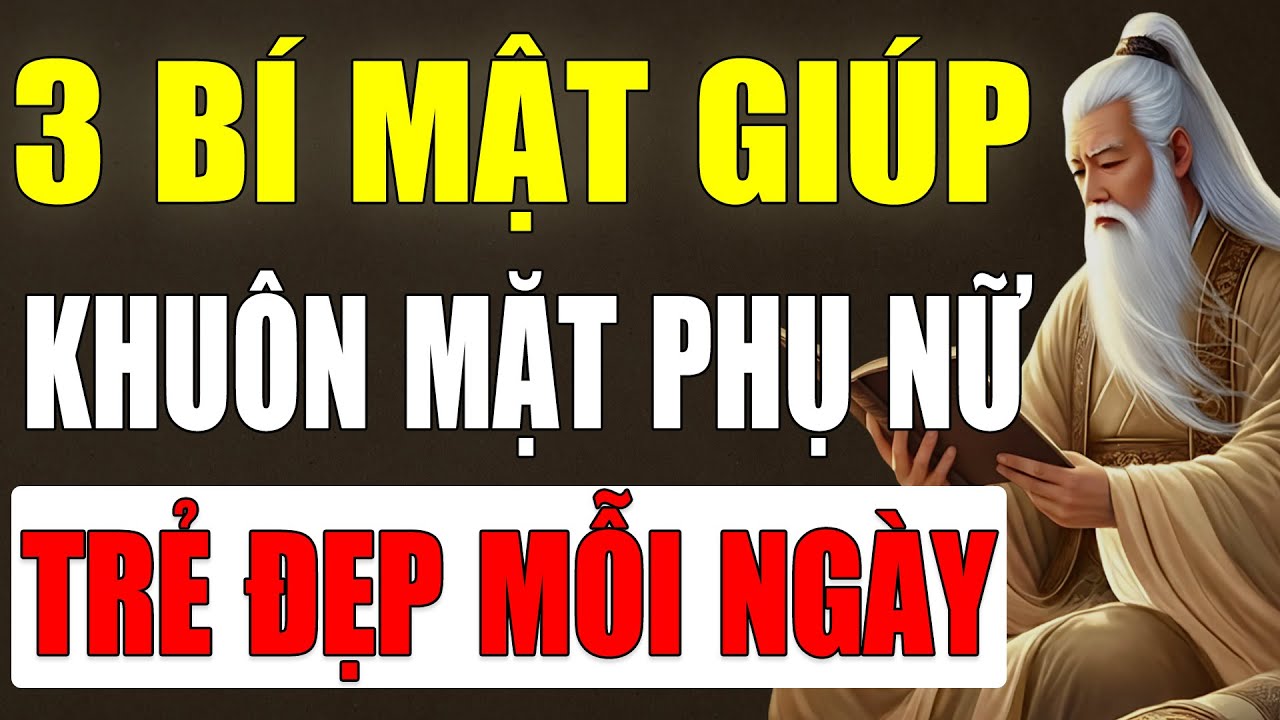 Cổ Nhân Tiết Lộ: 3 Bí Mật Giúp Khuôn Mặt Phụ Nữ Đẹp Dần Lên Mỗi Ngày - Mà Rất Ít Người Biết