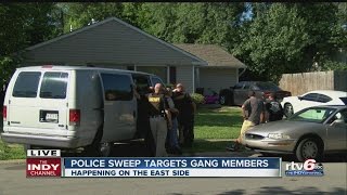 IMPD assisting FBI with city-wide gang-related warrants