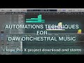 Automation Techniques for DAW Orchestral Music