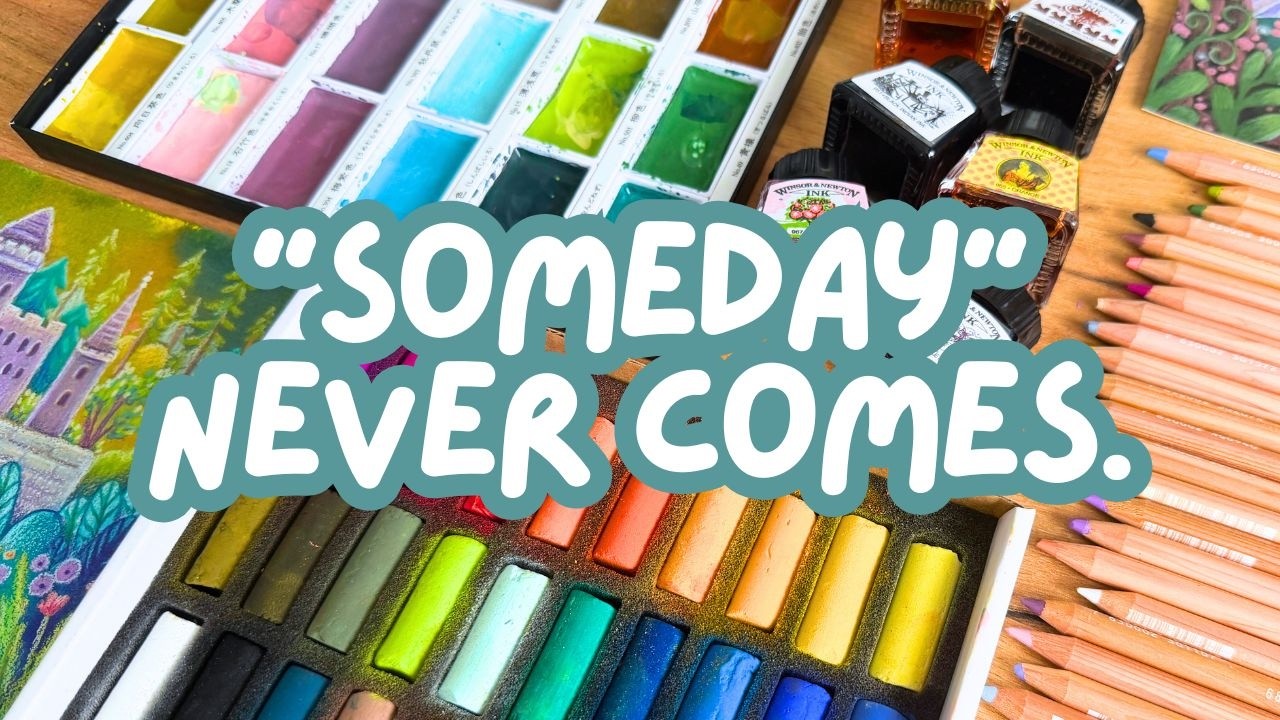 How to Stop Saving Your Fancy Art Supplies for 