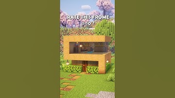 Minecraft Best Starter Modern House 🏠 #minecraft #minecraftbuilding #shorts #minecrafthouse
