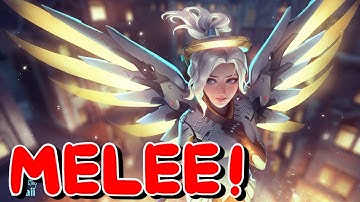 Overwatch But Its Melee ONLY | Mercy Overwatch Challenge