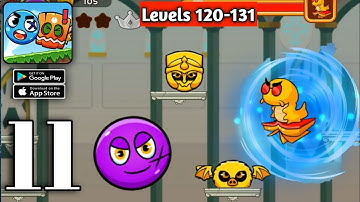 Ball V - Red Boss Challenge Gameplay Walkthrough Part 11 Levels 120-131(Android, iOS) New Update