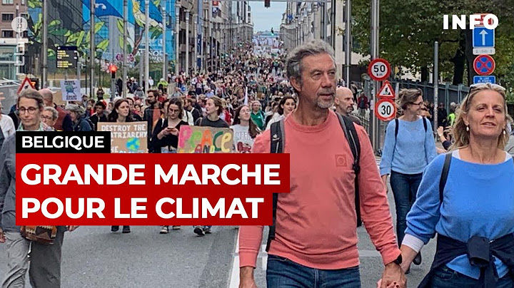 Belgique : Grande marche pour le climat à Bruxelles - RTBF Info