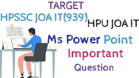 Ms Power Point Most Important MCQ