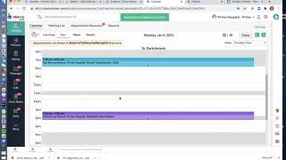 How to simply schedule in ChARM EHR