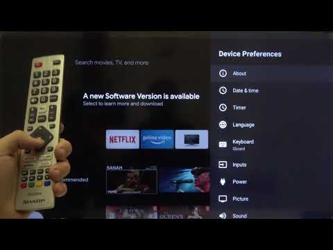 How to Set and Change Date on Sharp Aquos Smart LED TV – Video Guide