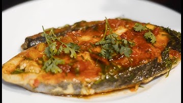 Cá thu sốt cà chua | Fried mackerel in tomato sauce | ASMR