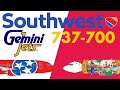Southwest 737-700 Florida One and Tennessee One by Gemini Jets Review and Rating |  1/400 scale