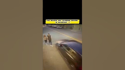 The Reason Why Learning Driving is important 😂😱 #funny #shorts #driving