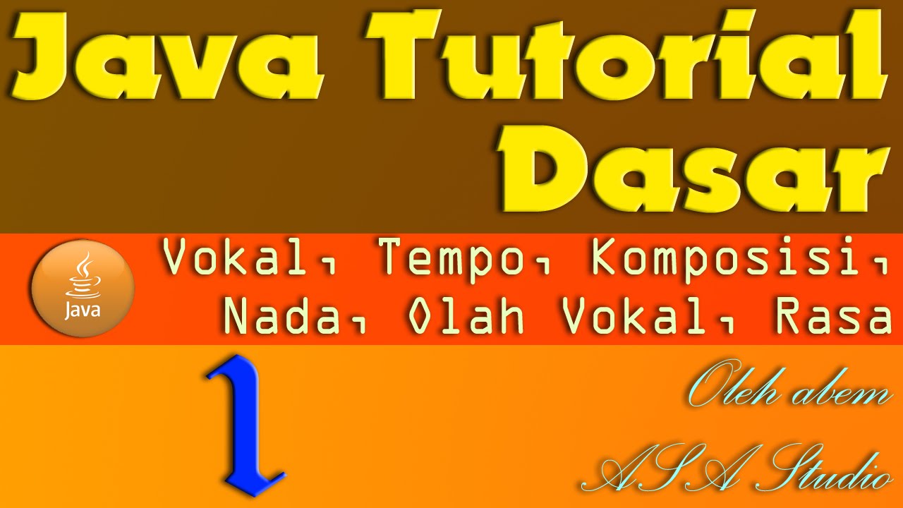 Java Tutorial Dasar - 01 - Download dan Instal Java SE - YouTube