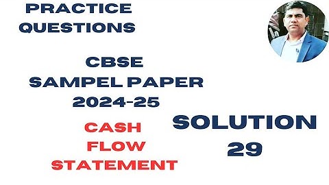 Solution 29 (b) | cbse sample paper 2024-25 | Accountancy Class 12 @sethsaccountancytricks