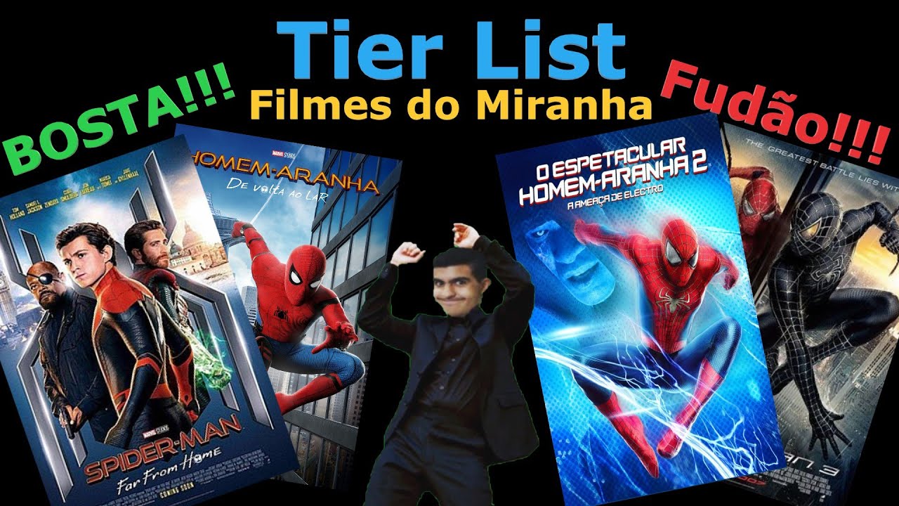 qual-o-melhor-filme-do-miranha-tier-list-22-youtube