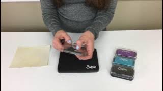 Mini Stamper's Secret Weapon, Stamp Pads & Acrylic Stamp Mount - Sizzix