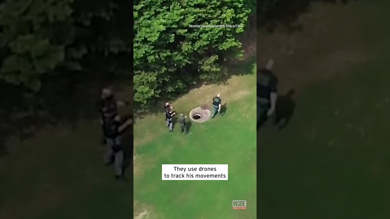 Suspect Tries To Hide From Cops In Drain Pipe Shorts