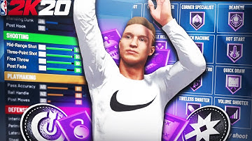 THE BEST SHARPSHOOTING BUILD IN NBA 2K20!! Best Pure Sharp Build for Greens! Best Sharpshooter Build