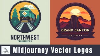 Vector Logos with Midjourney V5 - AI Logos Keep Getting BETTER!