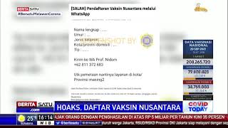 Hoaks, Daftar Vaksin Nusantara
