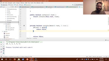 CIS 2168 - Binary Tree - Contains