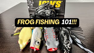 Frog Fishing 101!! The Setup You NEED To Catch Bass On A Frog!!