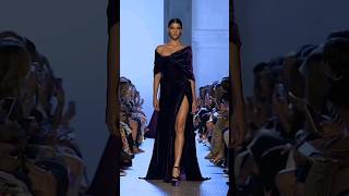 Paula Soares Walking For Elie Saab Fall-Winter 202324 Couture Show