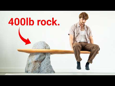 I Built Impossible Rock Wood Furniture