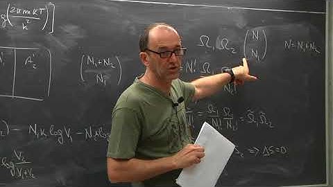 ICTP MediaCore Statistical mechanics Lecture 17 of 29