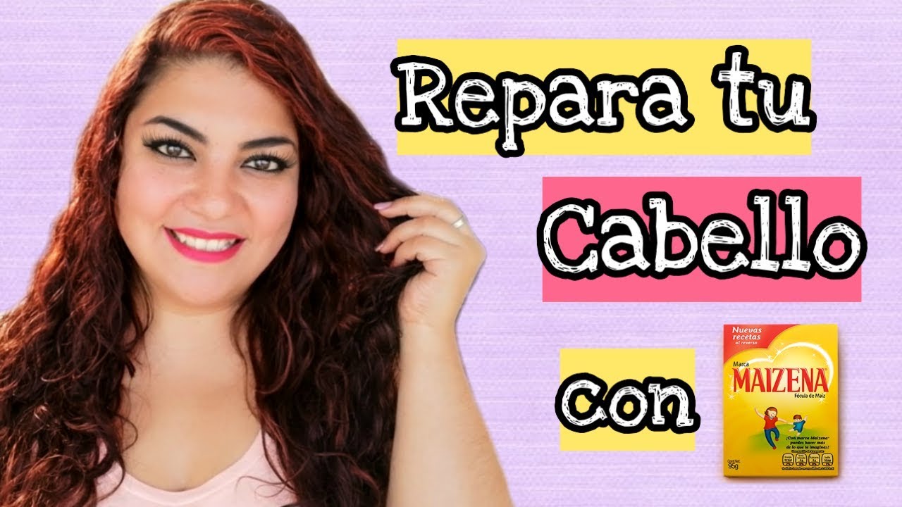 cabello elimina el Frizz con Maizena - YouTube