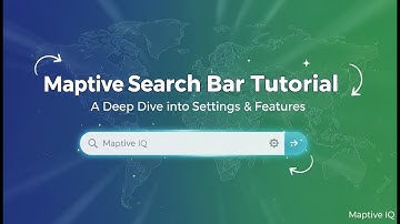 Maptive Search Bar Tutorial: A Deep Dive into Settings & Features - Maptive IQ