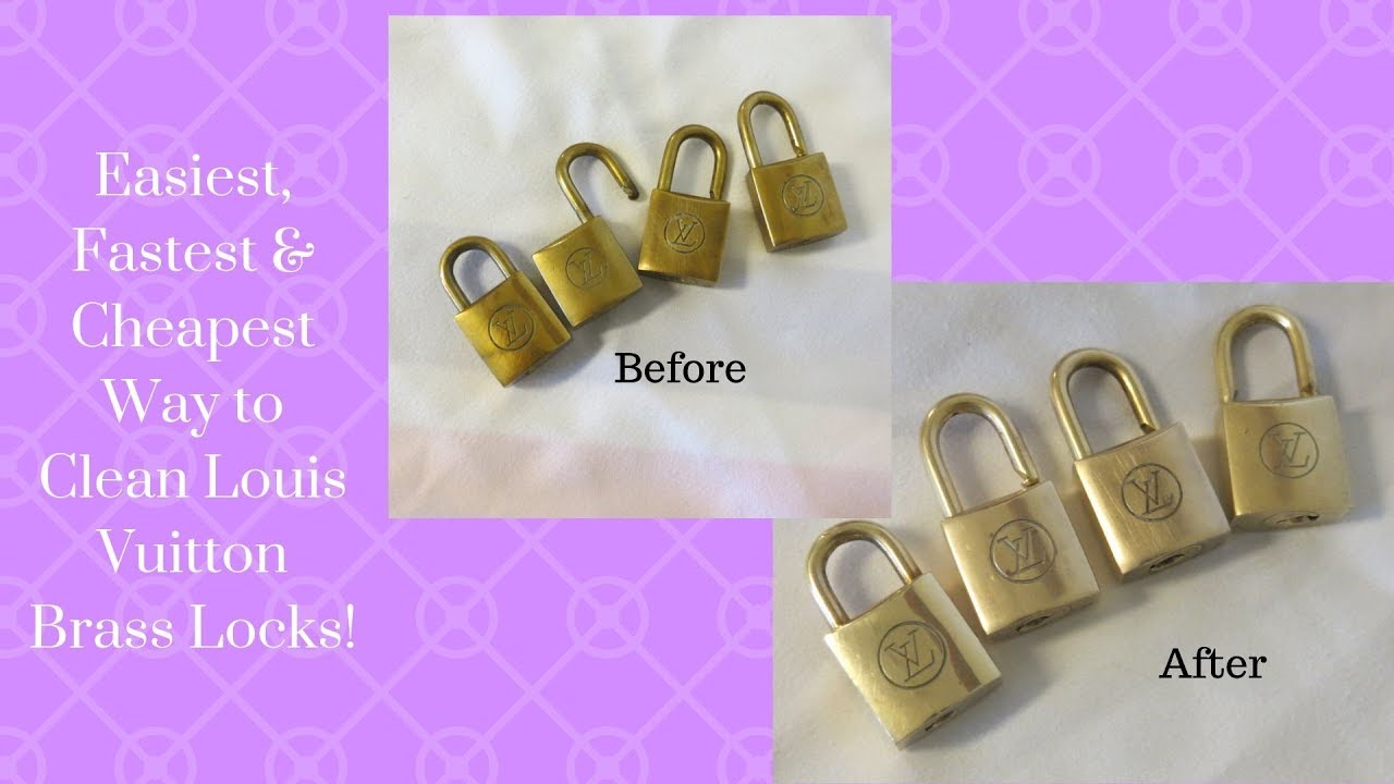 Louis Vuitton, How To Clean Lock and Keys, Easiest in Most