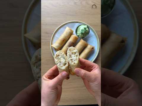 Relleno de croqueta, crujiente de rollito 😍 ¿Cómo lo llamarías?