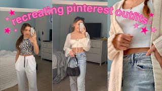 Recreating Pinterest outfits *CUTE