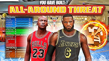 REAL "ALL-AROUND THREAT" BUILD NBA 2K23 CURRENT GEN! GAME BREAKING BEST GUARD BUILD NBA 2K23!
