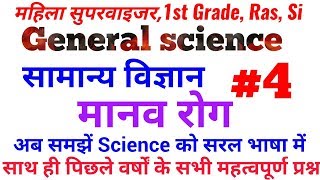 #4 सामान्य विज्ञान :मानव रोग (वायरस जनित रोग आसान Trick के साथ)