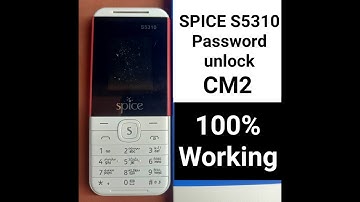 Spice S5310 Password unlock CM2 | Spice S5310 hang on logo fix | Spice S5310 flash CM2 Ashfaq Mobile